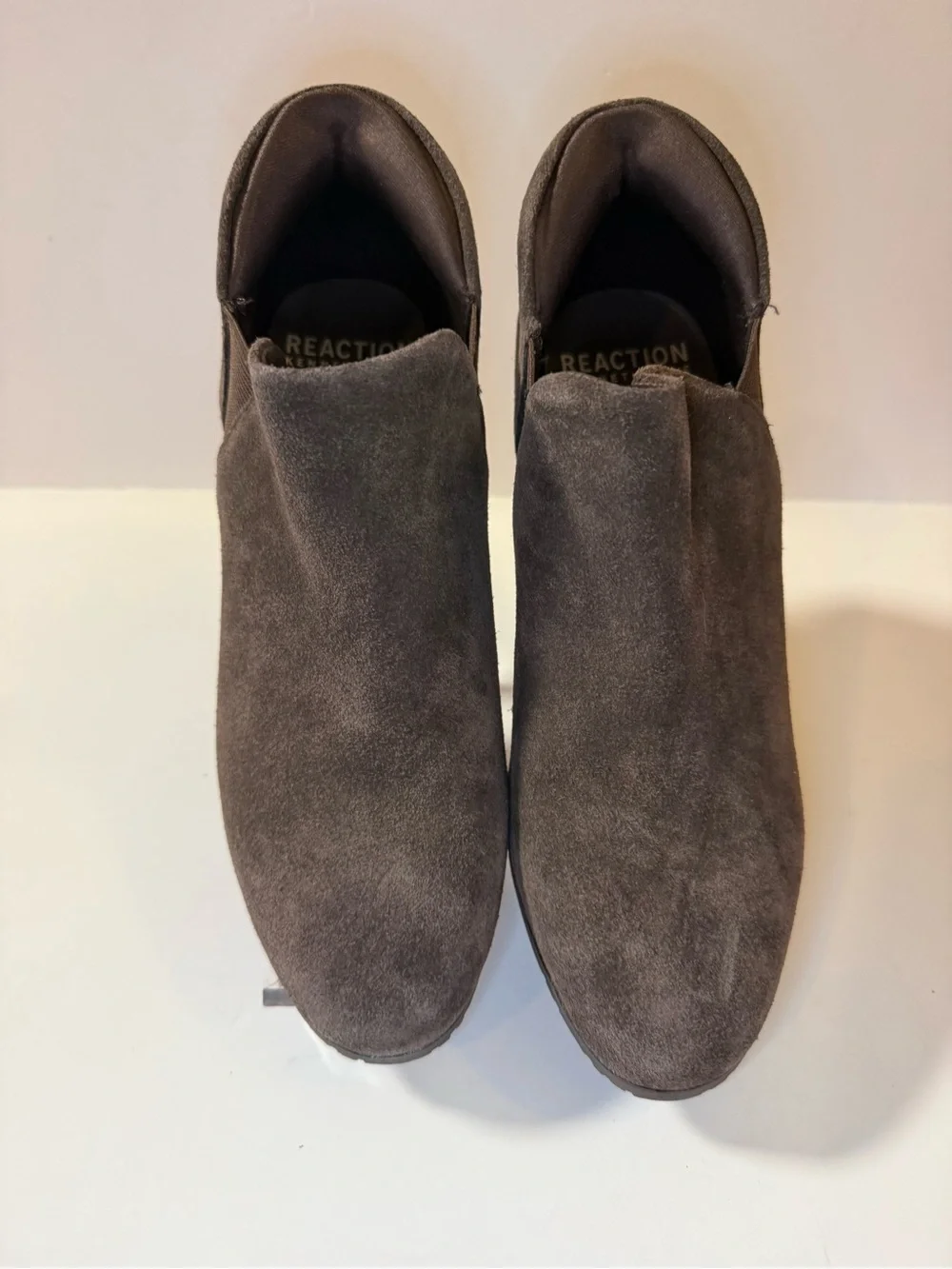 Kenneth Cole Reaction Women's Dark Brown Suede Ankle Booties